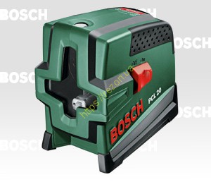 Лазер с перекрёстными лучами и функцией отвеса Bosch PCL 20 (0603008220)