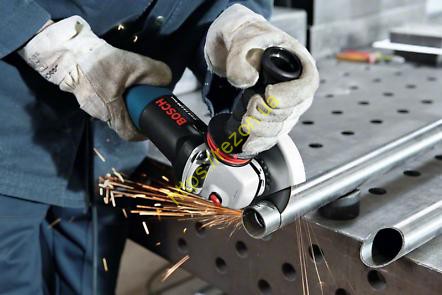Угловая шлифмашина Bosch GWS 14-125 Inox работа с нержавеющей сталью (0601829J00)