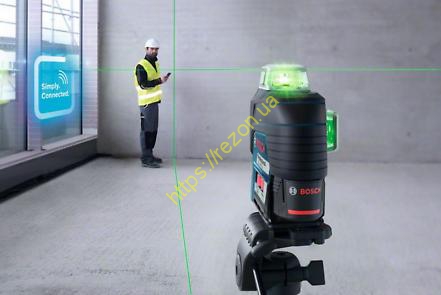 Лазер 3*360° з зеленими променями Bosch GLL 3-80 CG (0601063T00)