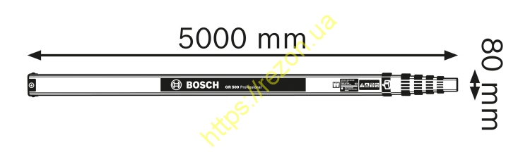 Телескопическая линейка (рейка) GR 500 Bosch (0601094300)