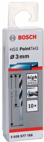 Сверло по металлу HSS PointTeQ 10 шт, 3 мм, Bosch