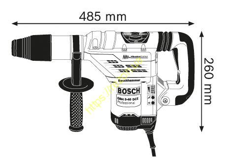Перфоратор Bosch GBH 5-40DCE (0611264000)